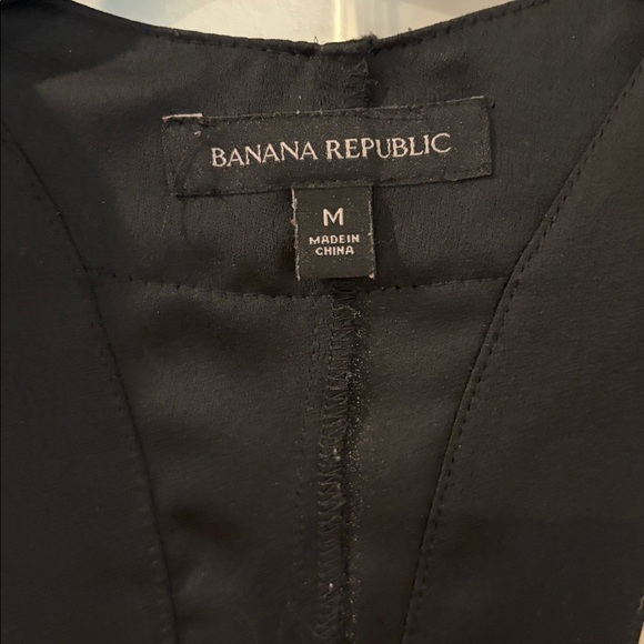Banana Republic Black Satin-Trim Racerback Cami - Picture 2 of 5